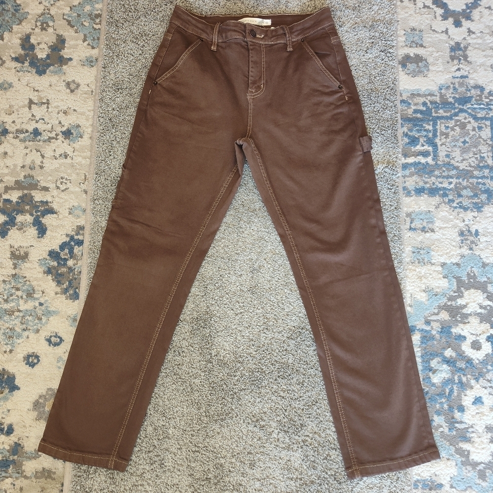 Altar'd State Brown Straight Leg Jeans